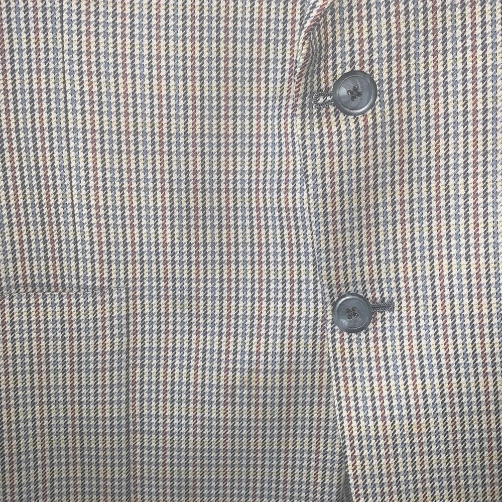 Hickey Freeman Two Button Houndstooth Sport Coat